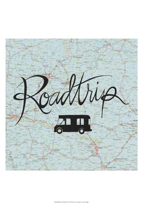 Framed Road Trip II Print