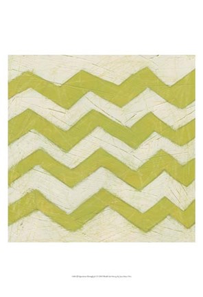 Framed Spectrum Hieroglyph I Print