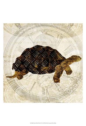 Framed Steam Punk Turtle II Print