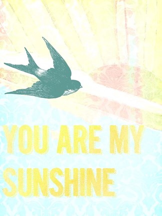 Framed My Only Sunshine I Print