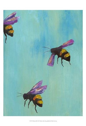 Framed Pollinators III Print