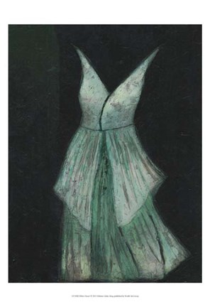 Framed White Dress I Print