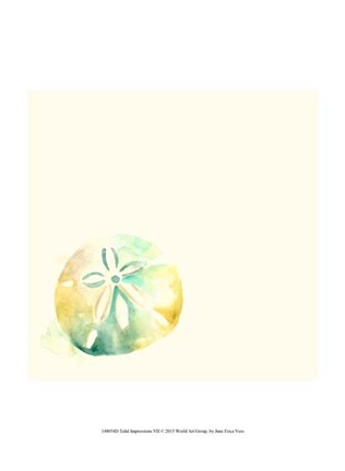 Framed Tidal Impressions VII Print