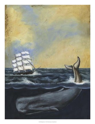 Framed Whaling Stories I Print