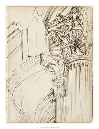 Framed Architects Sketchbook I Print