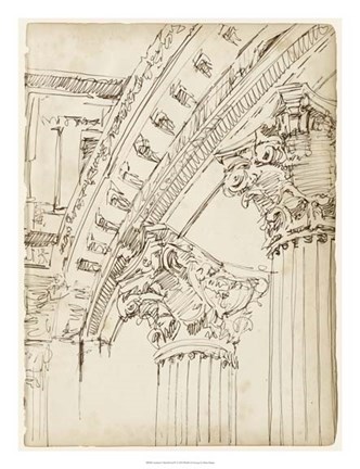 Framed Architects Sketchbook IV Print