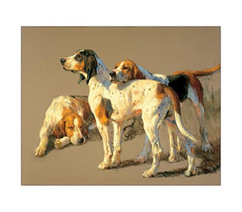 Framed Hounds Study (LE) Print