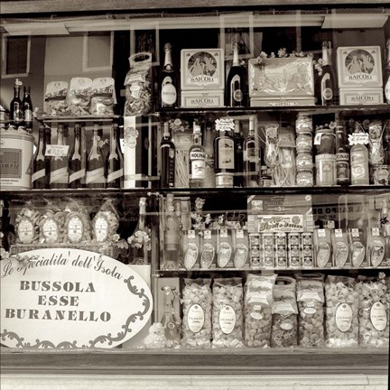 Framed Brussola Esse Buranello Print