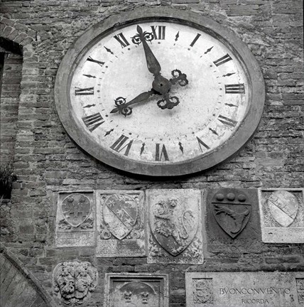 Framed Il Grande Orologio III Print