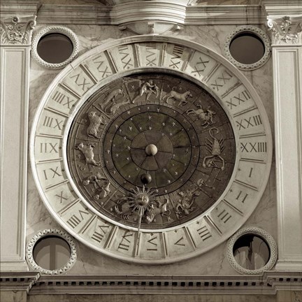 Framed Il Grande Orologio IV Print