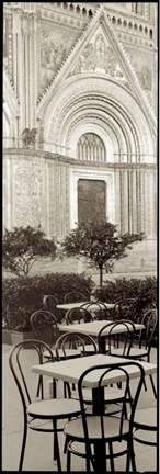 Framed Orvieto Caffe I Print