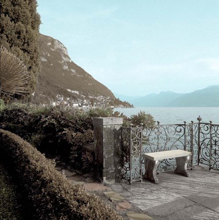 Framed Lake Vista IV Print