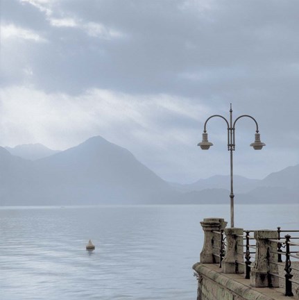 Framed Lake Vista VIII Print