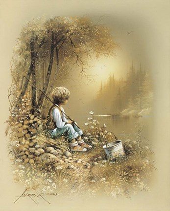 Framed Little Boy Print