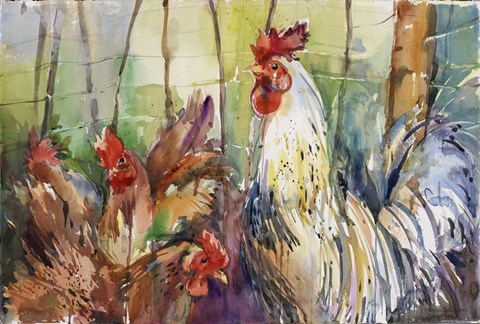 Framed Head Of The Roost Print