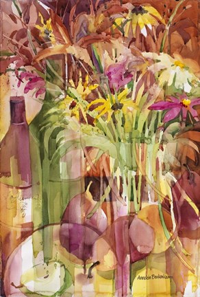 Framed Illusion Of Fall Print