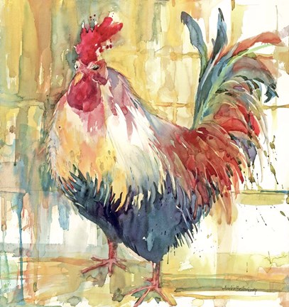 Framed Proud Plummage Print