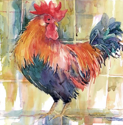 Framed Colorful Print