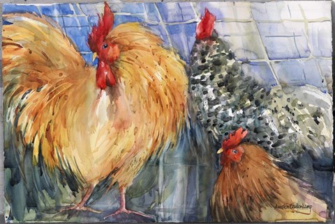 Framed Three Crowns Print