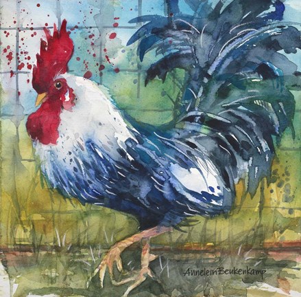 Framed Stepping Out Print