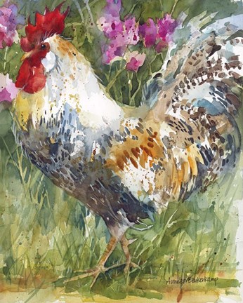 Framed Struttin His Stuff Print