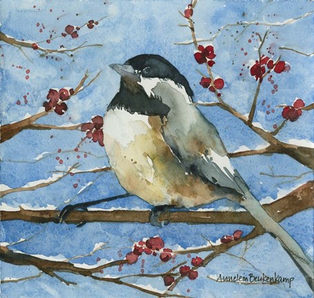 Framed Winter Acrobat Print