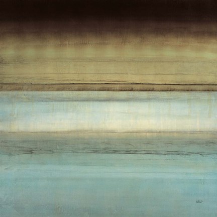 Framed Beauty in Blue II Print