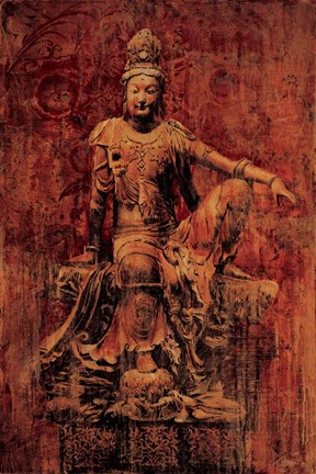 Framed Q'uan Yin Print