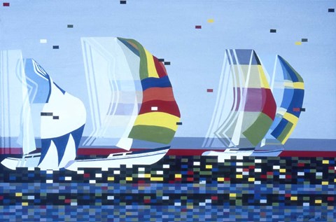 Framed Sail Boat Print