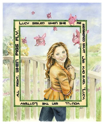 Framed When Pigs Fly Print