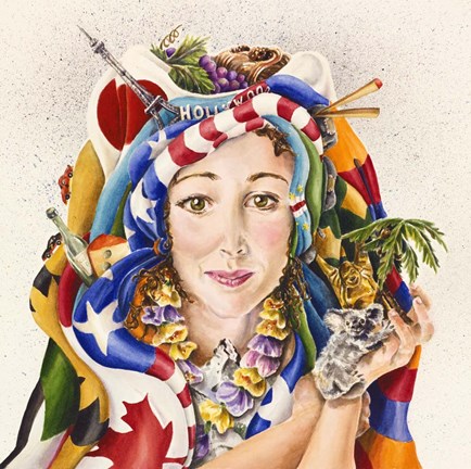 Framed Travel The World Print