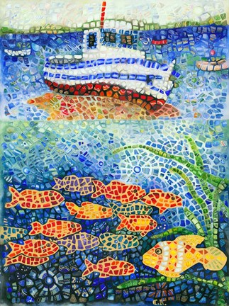 Framed Monterey Bay Print