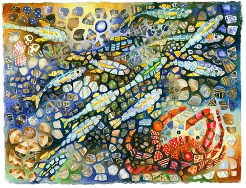 Framed Sardine Business Print