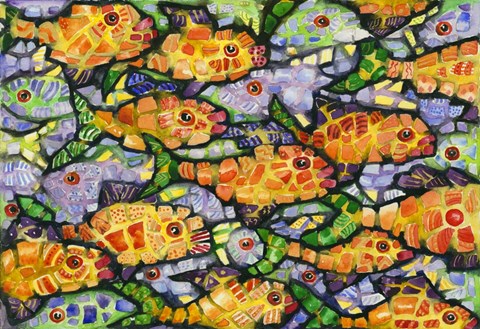 Framed School Yard Print