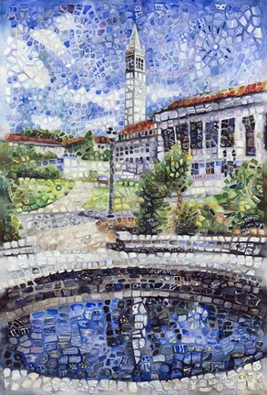 Framed Campanile Print