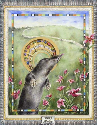 Framed Holey Moley Print