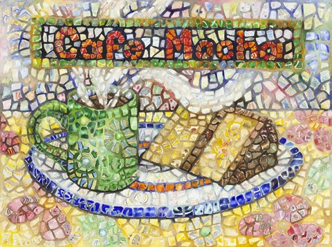 Framed Cafe Mocha Print