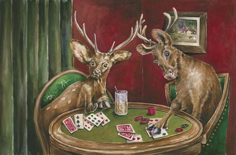 Framed Reindeer Games Print