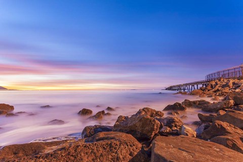 Framed Low Shoals View Print