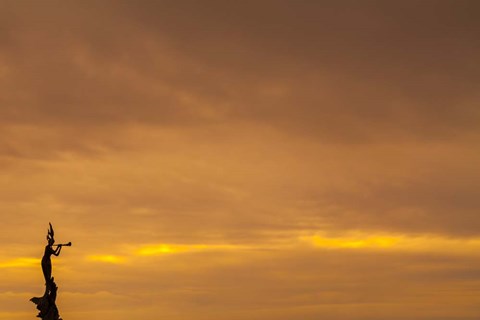 Framed Mermaid of the Sky Print