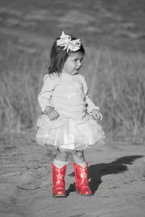 Framed These Boots Were Made for Walkin Print