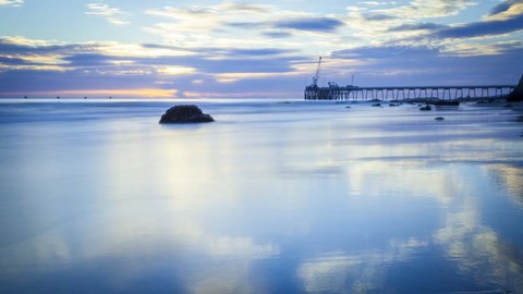 Framed Where Sky Meets Sea Print
