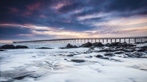 Framed Goleta Night Print