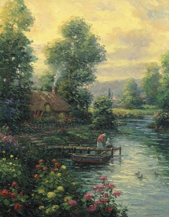 Framed Lakeside Partners Print