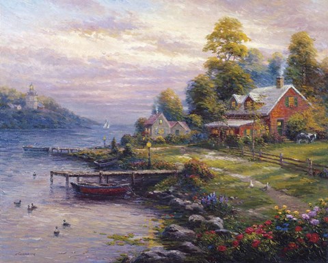 Framed Lighthouse 2 Print