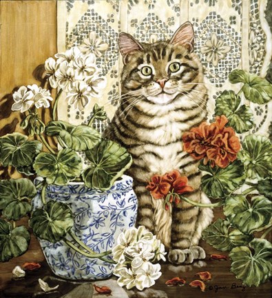 Framed Winter's Garden Print