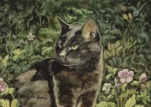 Framed Mama in the Garden Print