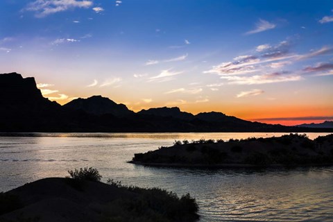 Framed Havasu Sunset I Print