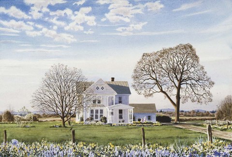 Framed Beyond The Fenceline Print