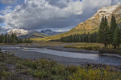 Framed Soda Butte Creek Scenery (Yellowstone) Print